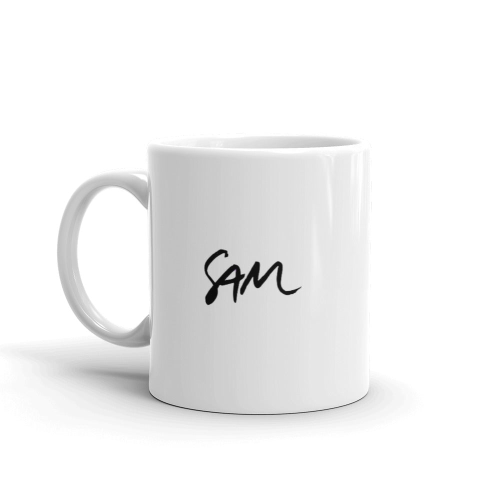 "I support abstract artists." Mug