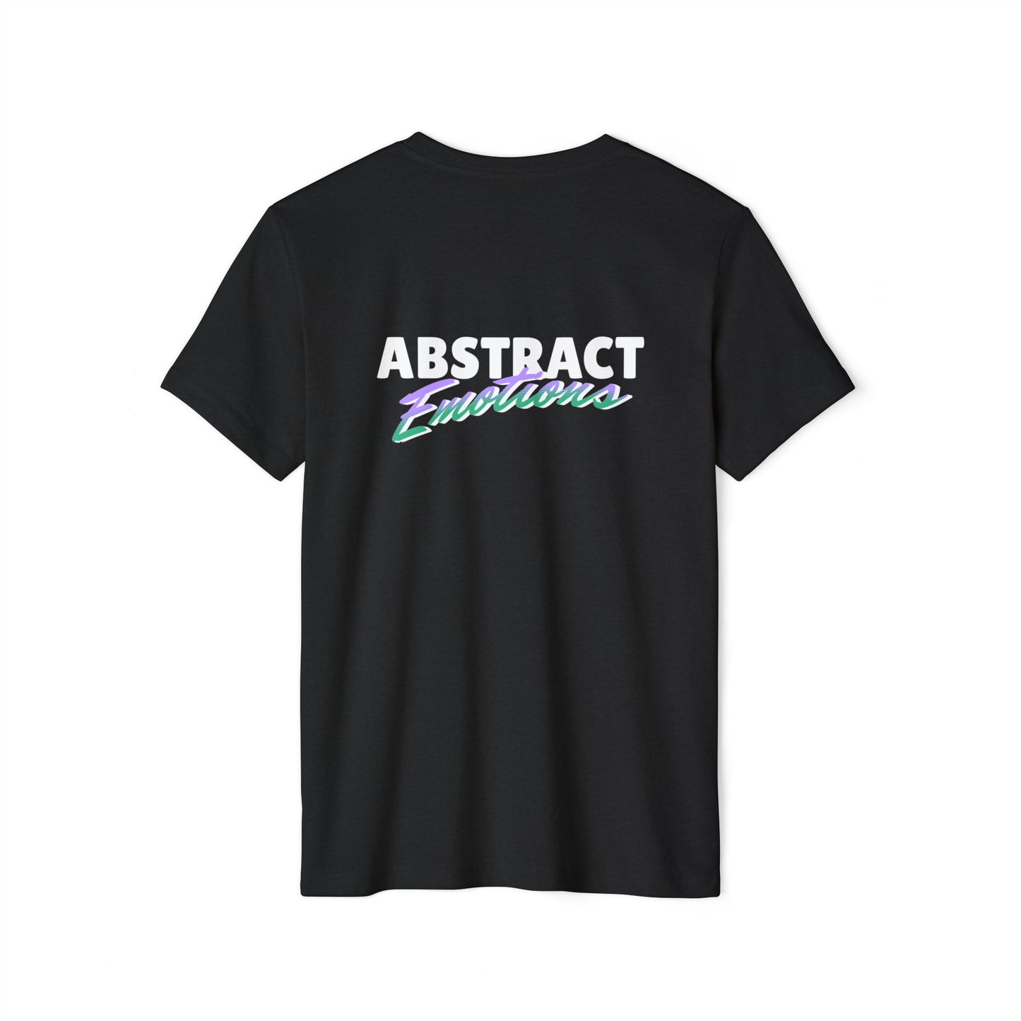 "Abstract Emotions" Retro Style Organic Cotton Tee